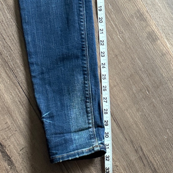 Ripped Dark Blue Women’s Skinny Jeans - Picture 8 of 12